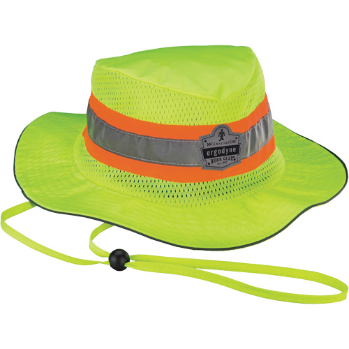 Chapeau de soleil de garde forestier GloWear 8935, grand/tr&egrave;s-grand, Jaune lime haute visibilit&eacute;, Polyester Brunswick Fyr & Safety
