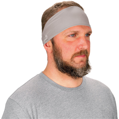 Bandeau de refroidissement en tricot haute performance Chill-Its 6634, Gris Brunswick Fyr & Safety