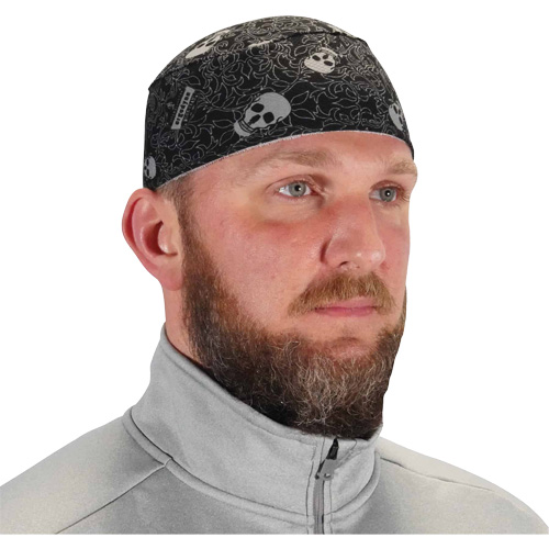 Chill-Its 6630 High-Performance Skull Cap with Terry Cloth Sweatband, Multi-Colour Brunswick Fyr & Safety