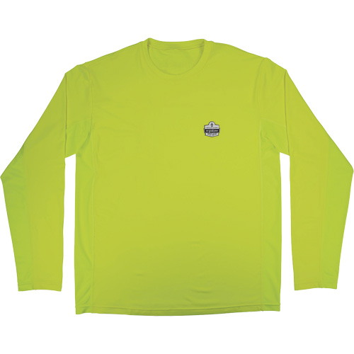 Chemise de refroidissement &agrave; manches longues avec protection solaire et UV Chill-Its 6689, Jaune lime haute visibilit&eacute;, Petit Brunswick Fyr & Safety