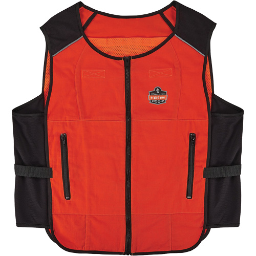 Veste de refroidissement &agrave; changement de phase l&eacute;g&egrave;re Chill-Its 6255 (veste seulement), Grand/T-Grand, Orange Brunswick Fyr & Safety