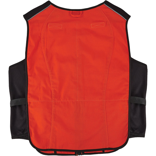 Veste de refroidissement &agrave; changement de phase l&eacute;g&egrave;re avec sachets de recharge Chill-Its 6260, 2T-grand/3T-grand, Orange Brunswick Fyr & Safety