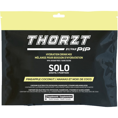 THORZT Sugar-Free Solo Shot Hydration Drink Mix, Single Serve, Pineapple-Coconut Brunswick Fyr & Safety