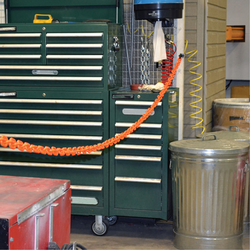 Magnetic Chain Barrier Warehouse Kit, Orange Brunswick Fyr & Safety