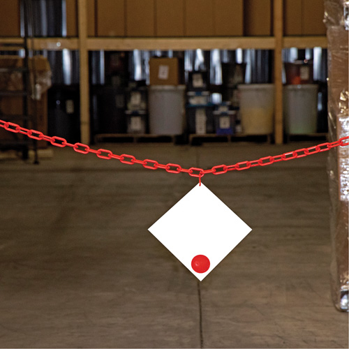 Chaîne de barri&egrave;re en plastique, Vert Brunswick Fyr & Safety