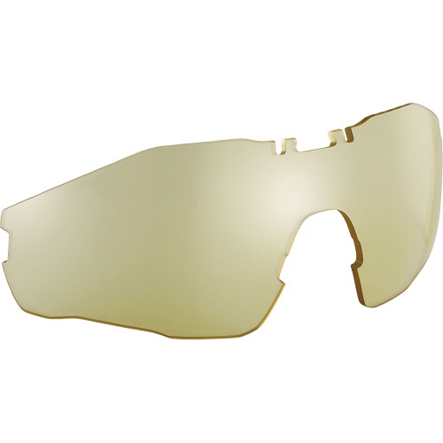 Lentille de rechange pour lunettes de s&eacute;curit&eacute; MY6, Antibu&eacute;e/Anti-&eacute;gratignures, Ambr&eacute;e, MY6 Brunswick Fyr & Safety