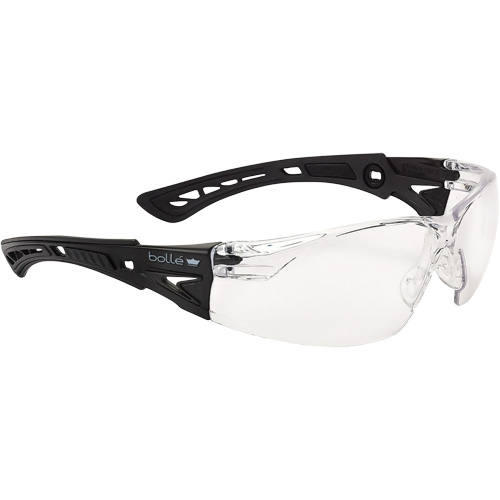 Rush+ Small BSSI Safety Glasses, Clear Lens, Anti-Fog/Anti-Scratch, ANSI Z87+ Brunswick Fyr & Safety