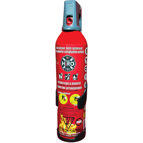 Hero 911 PFAS-Free Fire Extinguisher, ACK, 750 ml Capacity Brunswick Fyr & Safety
