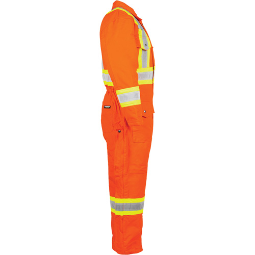 High-Visibility Lined Canvas Overalls, Small, High Visibility Orange Brunswick Fyr & Safety