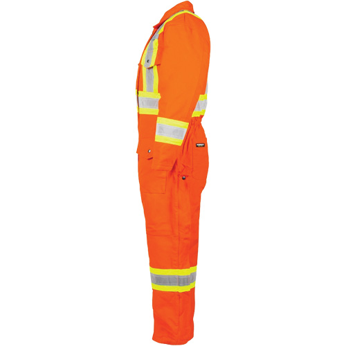 High-Visibility Lined Canvas Overalls, Small, High Visibility Orange Brunswick Fyr & Safety