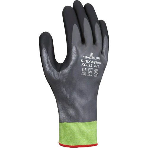Gants r&eacute;sistants &agrave; la coupe S-TEX Alpha XC822, Taille 2T-Grand/10, Calibre 18, Rev&ecirc;tement Nitrile, Enveloppe en Tungst&egrave;ne, ASTM ANSI niveau A6 Brunswick Fyr & Safety