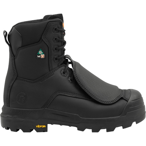Bottes de travail Vulcan avec protecteur m&eacute;tatarsien &agrave; l'ext&eacute;rieur, Cuir, Taille 7, Imperm&eacute;able Brunswick Fyr & Safety