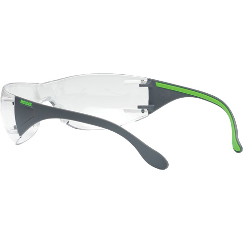 Adapt Lite Grey/Green Safety Glasses, Clear Lens, Anti-Fog/Anti-Scratch, ANSI Z87+/Meets/Exceeds CSA Z94.3 Brunswick Fyr & Safety