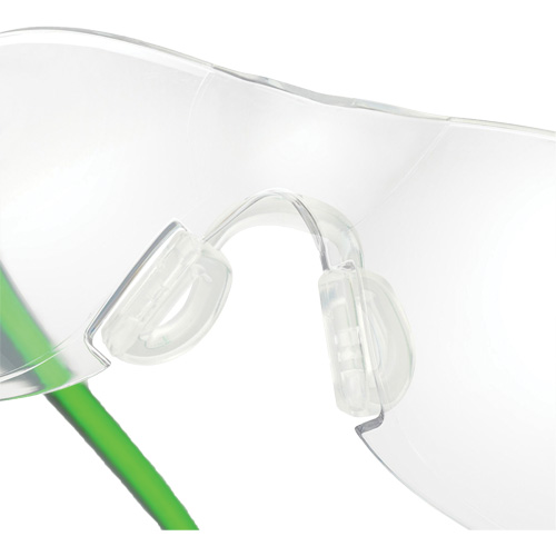 Adapt Lite Grey/Green Safety Glasses, Clear Lens, Anti-Fog/Anti-Scratch, ANSI Z87+/Meets/Exceeds CSA Z94.3 Brunswick Fyr & Safety