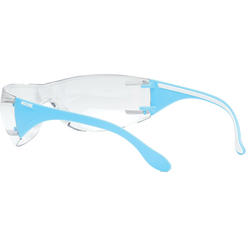 Adapt Lite Blue/White Safety Glasses, Clear Lens, Anti-Fog/Anti-Scratch, ANSI Z87+/Meets/Exceeds CSA Z94.3 Brunswick Fyr & Safety