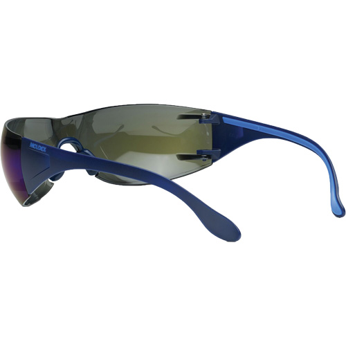 Adapt Lite Safety Glasses, Blue Mirror Lens, Anti-Fog/Anti-Scratch, ANSI Z87+/Meets/Exceeds CSA Z94.3 Brunswick Fyr & Safety