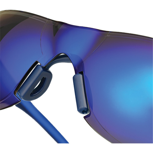 Adapt Lite Safety Glasses, Blue Mirror Lens, Anti-Fog/Anti-Scratch, ANSI Z87+/Meets/Exceeds CSA Z94.3 Brunswick Fyr & Safety