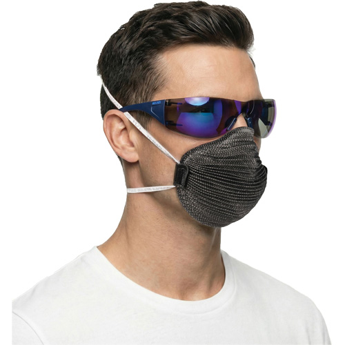 Adapt Lite Safety Glasses, Blue Mirror Lens, Anti-Fog/Anti-Scratch, ANSI Z87+/Meets/Exceeds CSA Z94.3 Brunswick Fyr & Safety