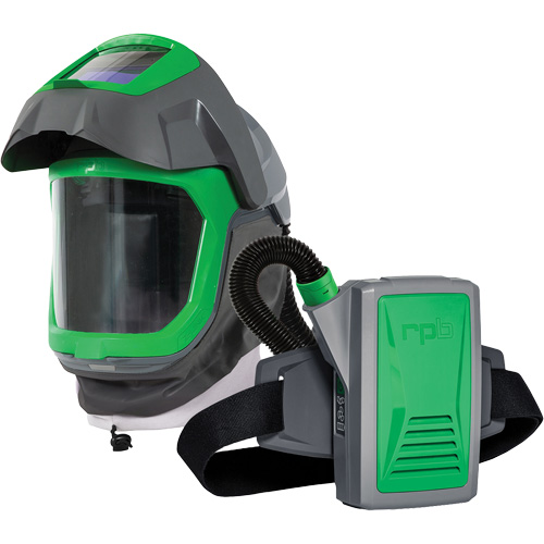 Z-Link Respirator Helmet with Face Seal, Visor & Belt Mount, Facepiece Respirator/Welding Helmet, Lithium-Ion Battery Brunswick Fyr & Safety