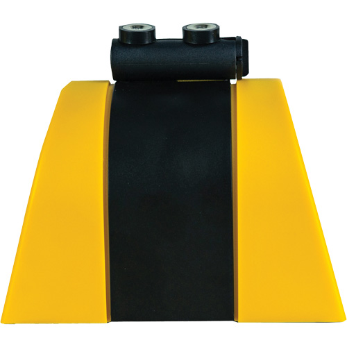 Syst&egrave;me de barri&egrave;re de s&eacute;curit&eacute; HAZLOK, Plastique, Fixation magn&eacute;tique, 30', Ruban Noir et jaune Brunswick Fyr & Safety
