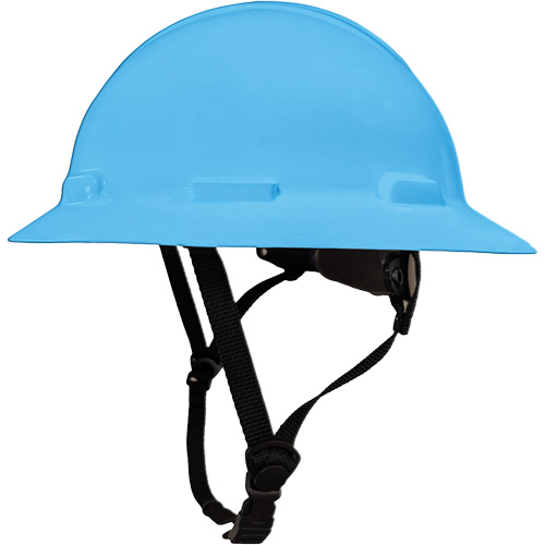 Casque de s&eacute;curit&eacute; &agrave; bordure compl&egrave;te LIDGUARD avec mentonni&egrave;re, R&eacute;pond aux normes CSA type 1, Suspension Rochet, Ventil&eacute; Brunswick Fyr & Safety