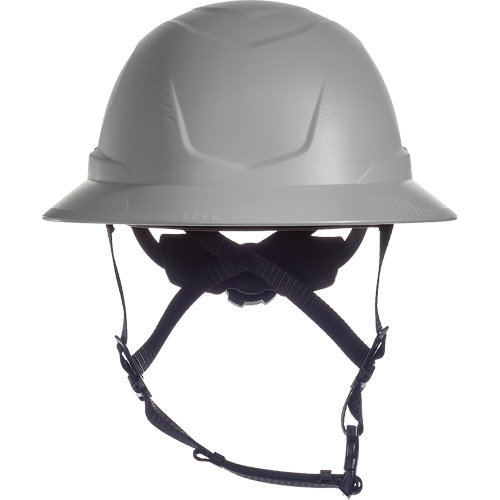 V-Gard H2&reg; Full Brim Safety Helmet, Ratchet Suspension, Non-Vented Brunswick Fyr & Safety