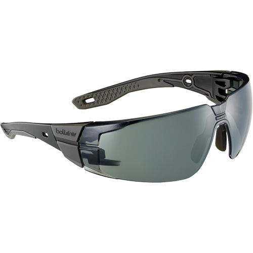 RUSH+ 2.0 M/L Safety Glasses with Black & Grey Frame, Grey/3.0 Lens, Anti-Fog/Anti-Scratch, ANSI Z87+ Brunswick Fyr & Safety