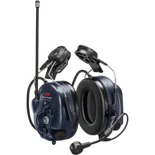 PELTOR WS LiteCom Plus Headset, Cap Mount Style Brunswick Fyr & Safety