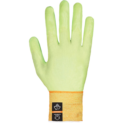 Dexterity Max Ultra-Thin High-Visibility Cut-Resistant Gloves, 6, Foam Nitrile Coated, ASTM ANSI Level A6 Brunswick Fyr & Safety