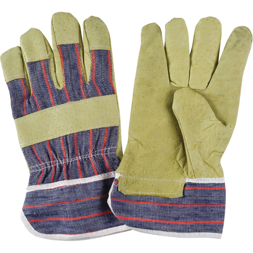 Abrasion-Resistant Comfort Fitters Glove, Large, Grain Pigskin Palm, Cotton Inner Lining Brunswick Fyr & Safety