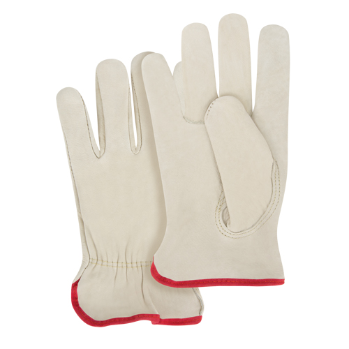 Close-Fit Driver's Gloves, 2X-Large, Grain Cowhide Palm Brunswick Fyr & Safety