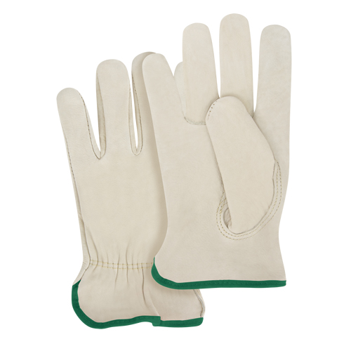 Gants pour conducteurs &agrave; ajustement serr&eacute;, Moyen, Paume en Cuir fleur de vache Brunswick Fyr & Safety