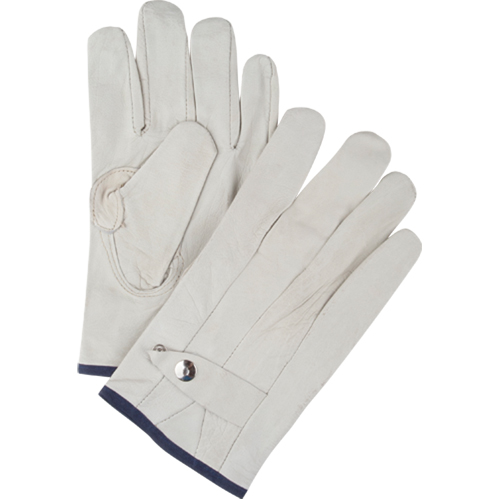 Standard-Duty Ropers Gloves, X-Large, Grain Cowhide Palm Brunswick Fyr & Safety