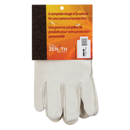 Winter-Lined Driver's Gloves, X-Large, Grain Cowhide Palm, Fleece Inner Lining Brunswick Fyr & Safety