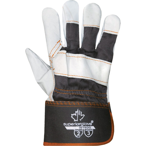 Endura&reg; Sweat-Absorbing Gloves, X-Large, Grain Cowhide Palm, Cotton Inner Lining Brunswick Fyr & Safety