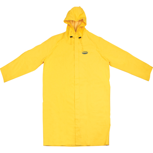 V&ecirc;tement imperm&eacute;able Hurricane ignifuge et r&eacute;sistans &agrave; l'huile, manteau de 48', 3T-Grand, Jaune Brunswick Fyr & Safety
