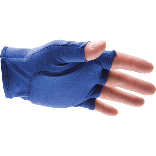 Doublures antichocs pour gants sans doigts, main droite, 6/T-petit, Paume en Synth&eacute;tique, Poignet &agrave; enfiler Brunswick Fyr & Safety