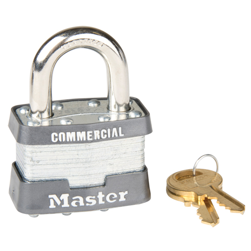 Pin Tumbler Padlock, Keyed Alike, Laminated Steel, 1-3/4" Width Brunswick Fyr & Safety