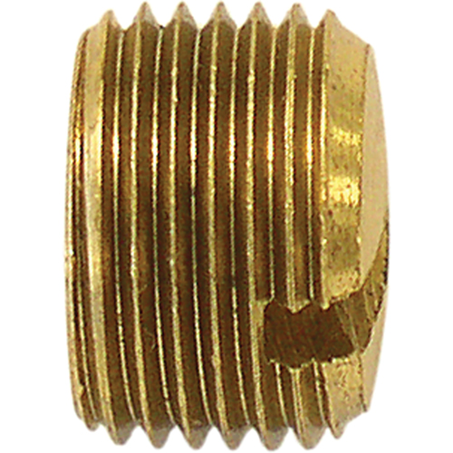 Bouchon de tuyau (avec fentes), 3/8" dia., Laiton Brunswick Fyr & Safety