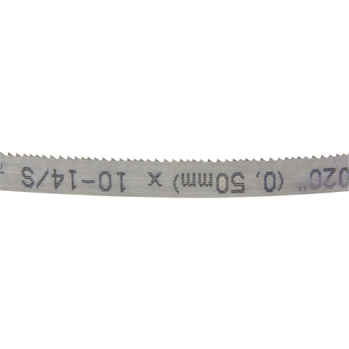 Univerz Portable Band Saw Blade, Bi-Metal, 44-7/8" L x 1/2" W x 0.020" Thick, 10-14 TPI Brunswick Fyr & Safety