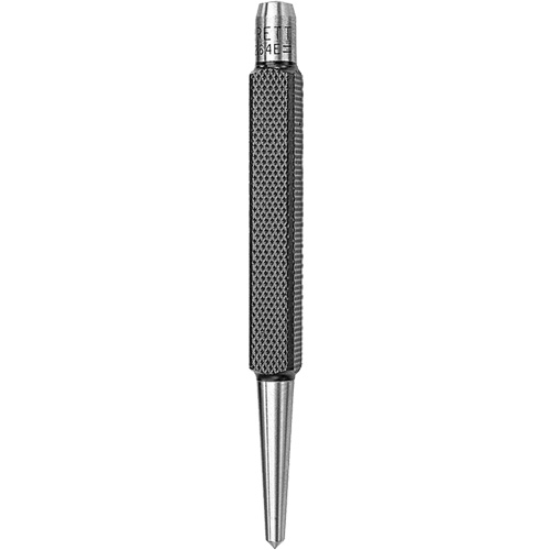 Centre Punch with Square Shank, 5/32" Dia., 3/8" Stock Size, 4-1/4" L Brunswick Fyr & Safety