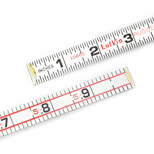 Red End&reg; Engineer's Scale Rule, 6' L, Wood, 1/16" Graduations Brunswick Fyr & Safety