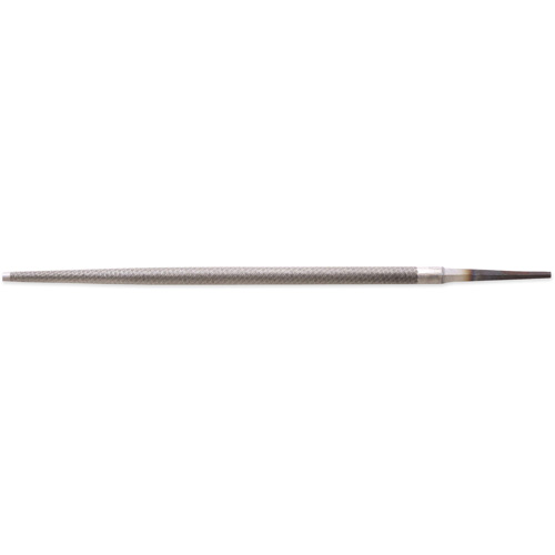 Single Cut File, 3/8" Dia. x 10" L, Round, Bastard Cut Brunswick Fyr & Safety