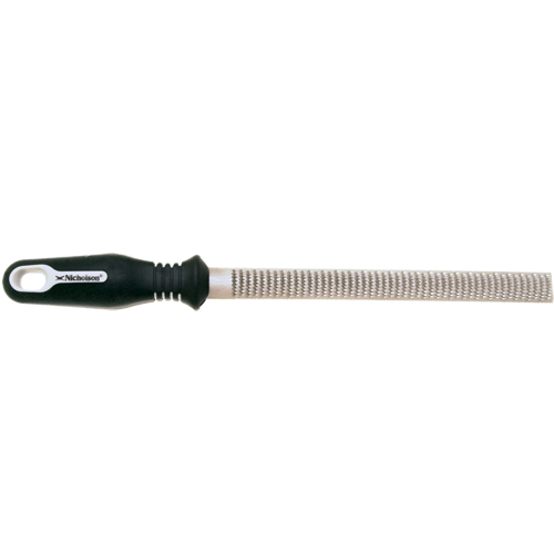 Files with Ergonomic Handles, Half Round, 8" Brunswick Fyr & Safety