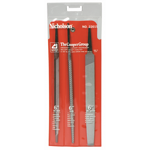 Jeu de limes pour usage g&eacute;n&eacute;ral, 3 pi&egrave;ces Brunswick Fyr & Safety