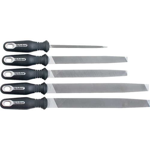 5-Piece Ergonomic File Set, 5 Pcs Brunswick Fyr & Safety