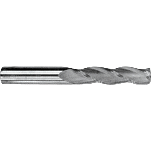 Long Series End Mill, 1/4" Dia., 4 Flutes, Carbide Brunswick Fyr & Safety