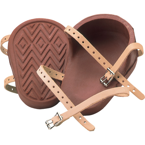 Genouill&egrave;re professionnelle &agrave; usage intensif, Style Boucle, Prot&egrave;ge-genoux Caoutchouc, Tampons Caoutchouc Brunswick Fyr & Safety