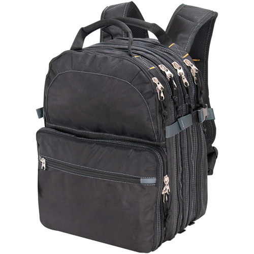 75-Pocket Tool Backpacks, 13" L x 17-1/2" W, Black, Nylon Brunswick Fyr & Safety