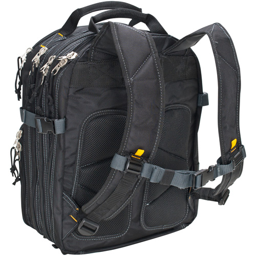 75-Pocket Tool Backpacks, 13" L x 17-1/2" W, Black, Nylon Brunswick Fyr & Safety